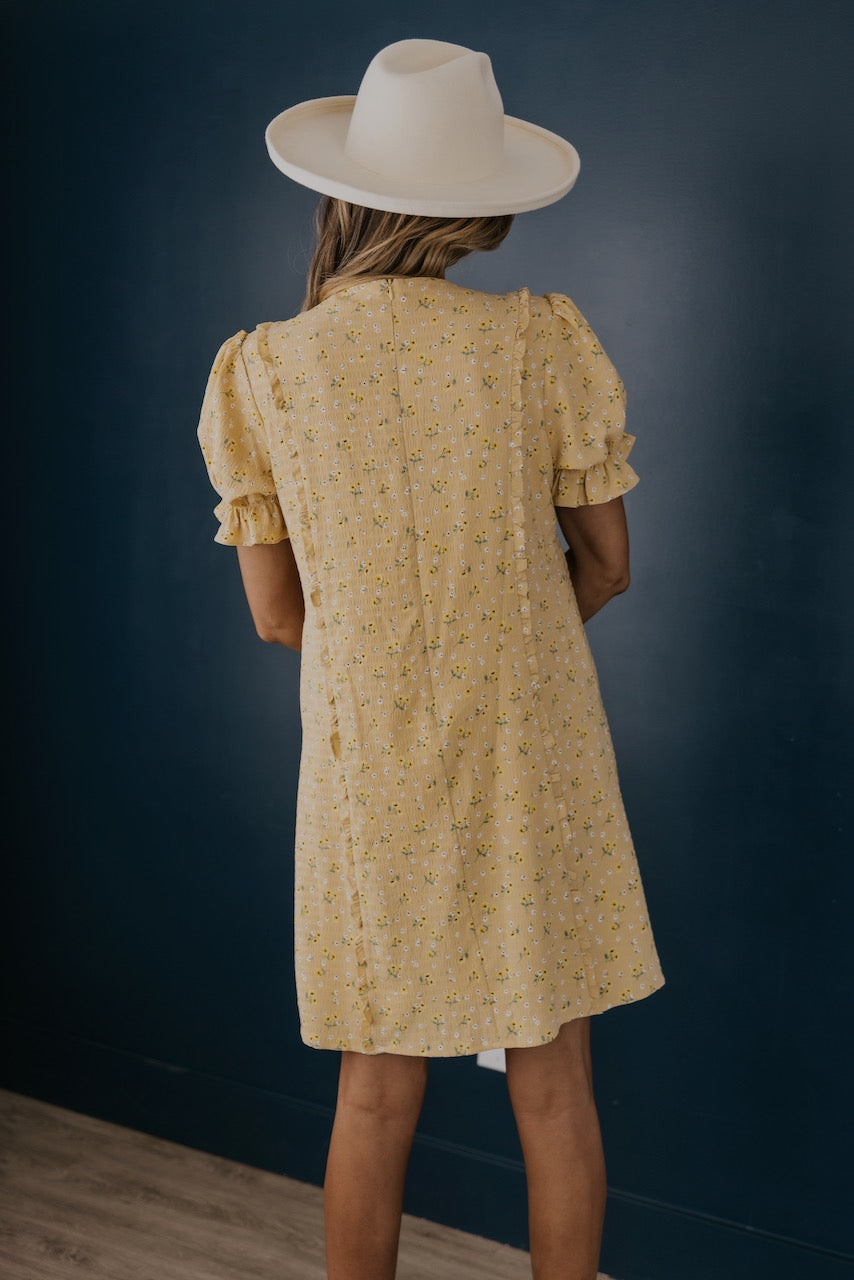 Yellow Floral Dresses | ROOLEE