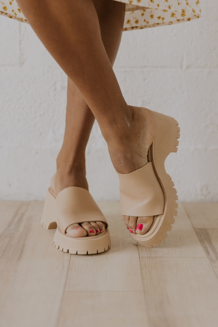 CASSIE Tan Leather Wedge Sandal | Women's Sandals – Steve Madden