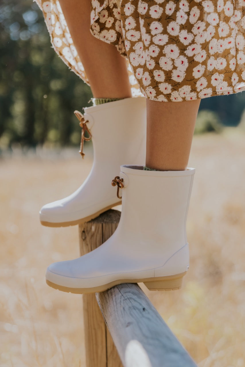 Women's White Boots | ROOLEE