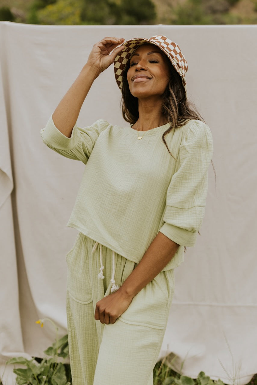 Short Sleeve Linen Set for Summer - Women's Comfy Sets