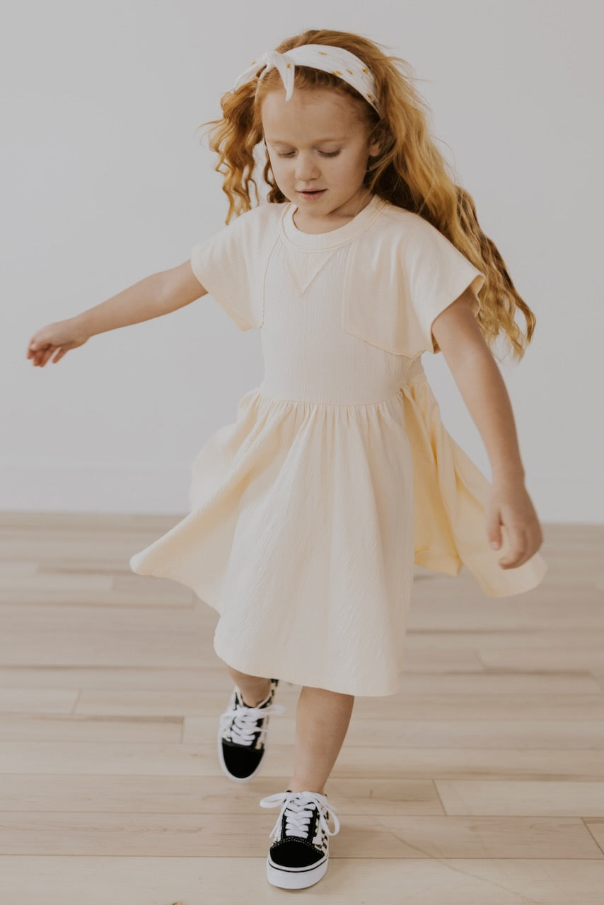 Cream Dresses for Girls | ROOLEE Kids