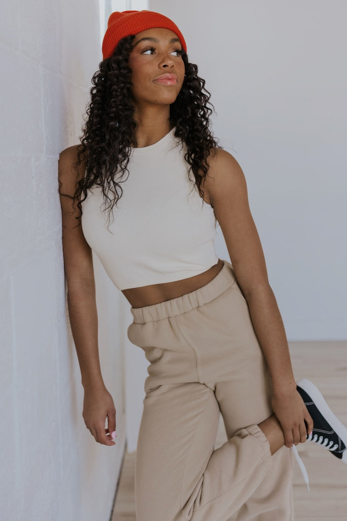 Willow Textured Cropped Tank