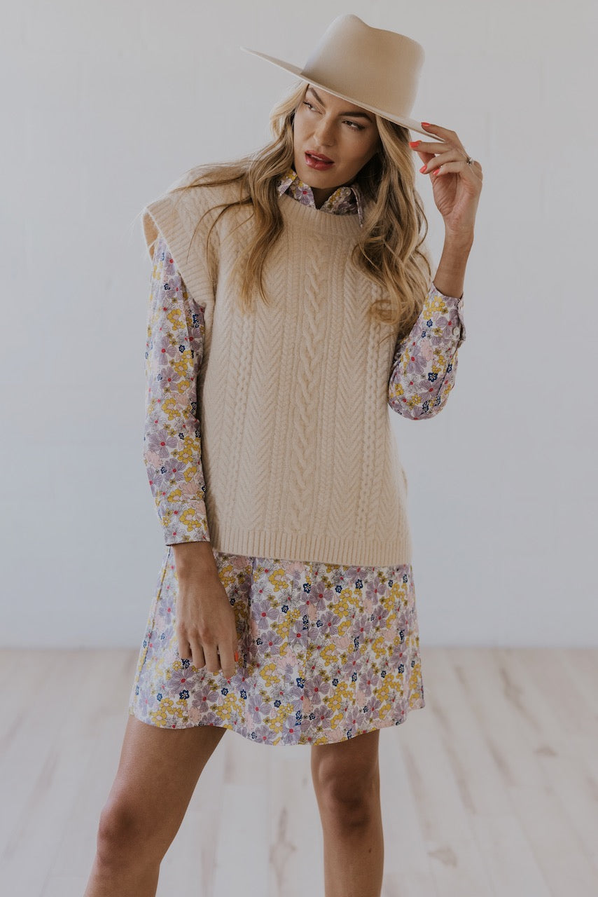 Floral Shirt Dress | ROOLEE