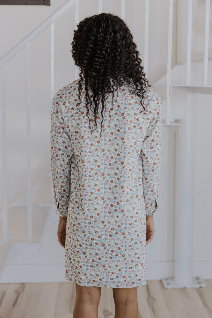 Collared Floral Shirt Dresses | ROOLEE