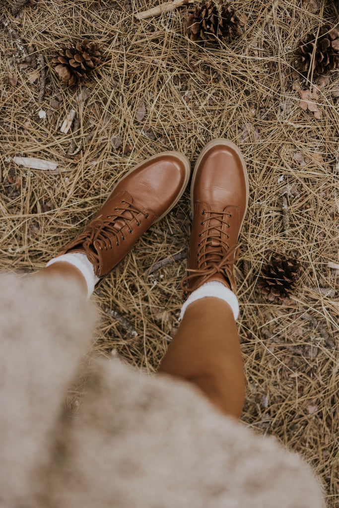Brown Leather Boots | ROOLEE