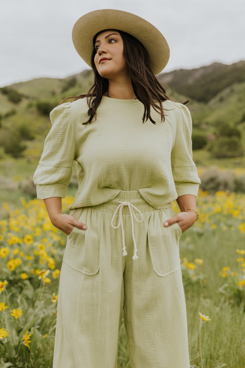 Short Sleeve Linen Set for Summer - Women’s Comfy Sets | ROOLEE