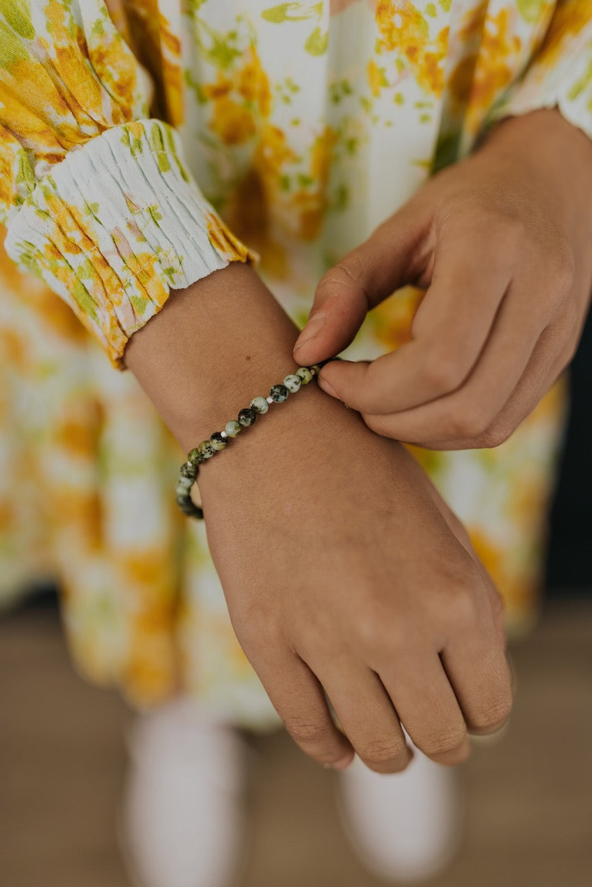 Silver Turquoise Bracelet | ROOLEE