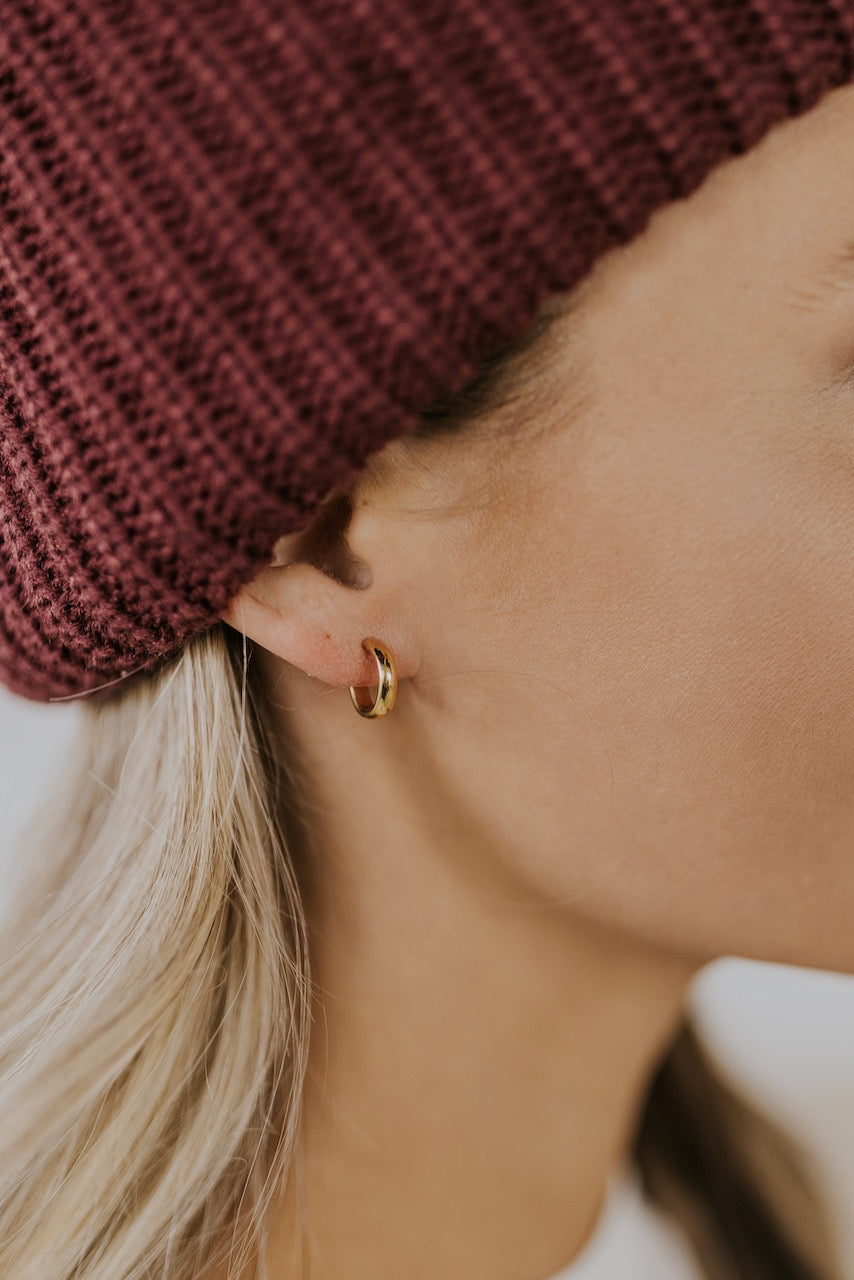 Women's Gold Hoop Earrings | ROOLEE