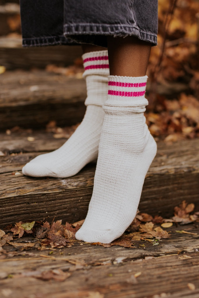 Free People Jackson Cozy Stripe Socks