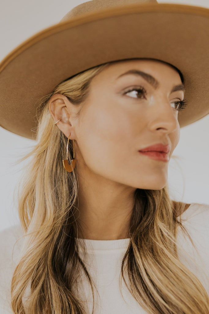 Gold Dangle Earrings | ROOLEE