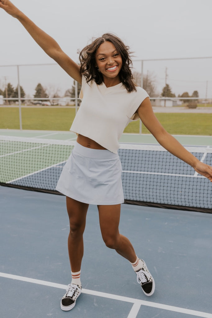 Short Tennis Skirt With Shorts - Women'S Athleisure | Roolee