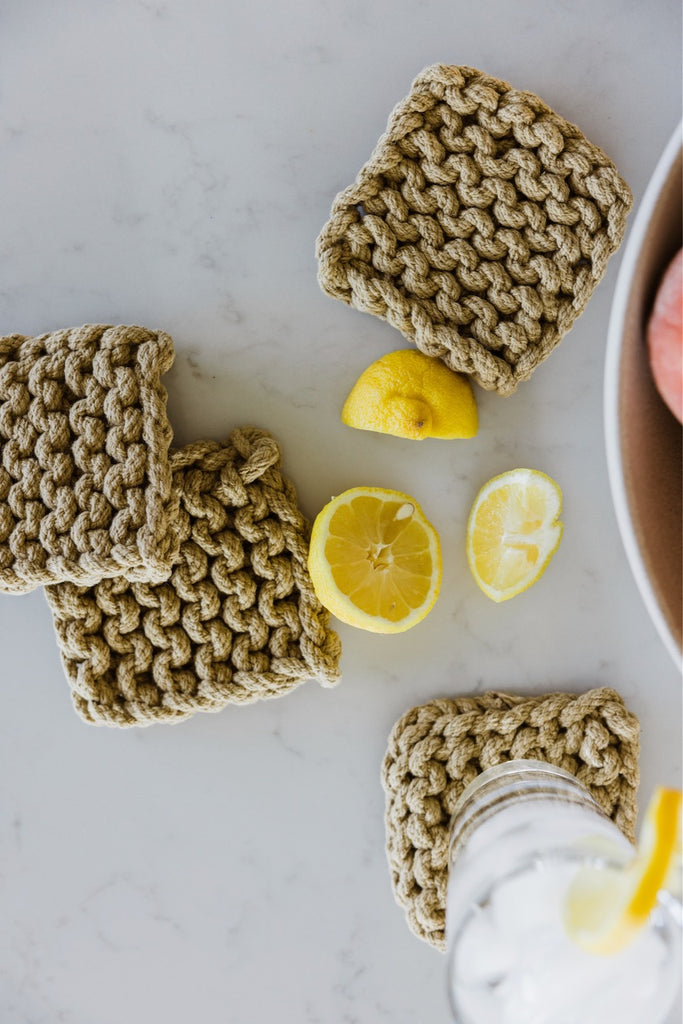 Crocheted Coasters | ROOLEE Home
