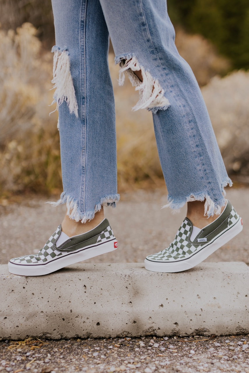 Womens vans checkered shoes Clearance