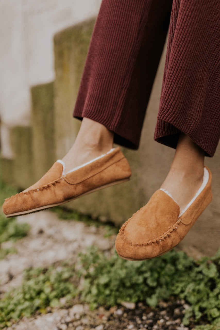 Tan Sude Loafers l ROOLEE