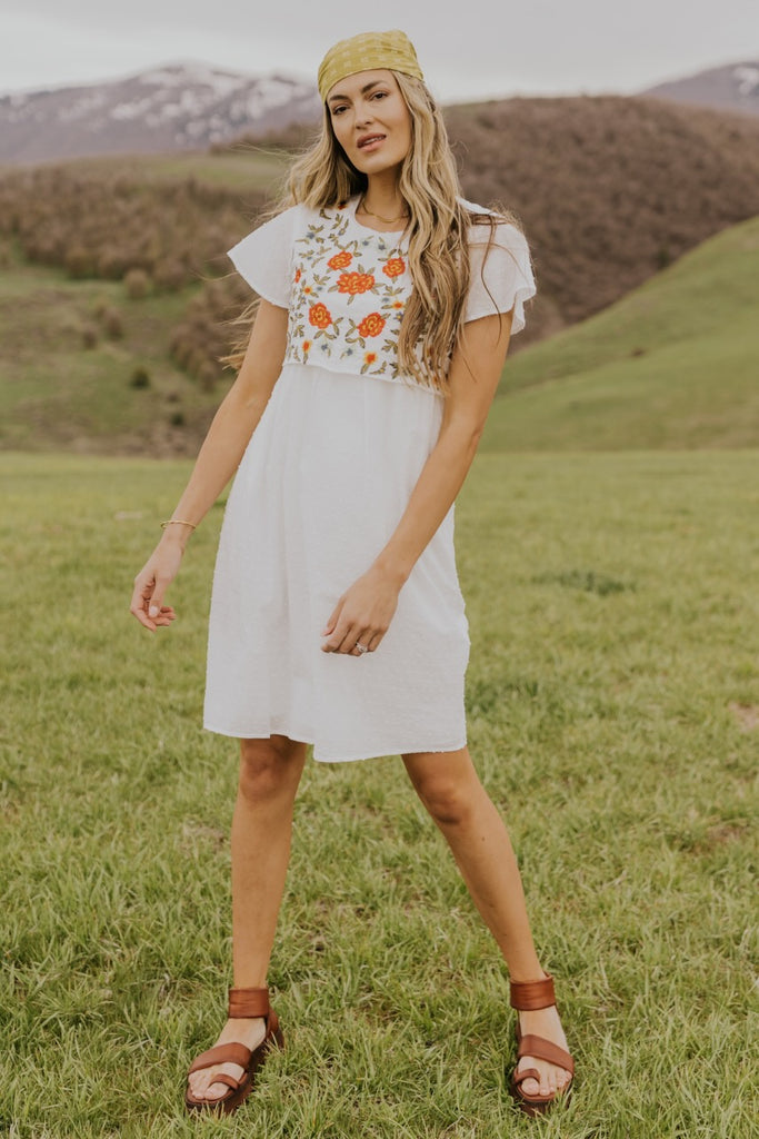 Women's Embroidered Dress | ROOLEE