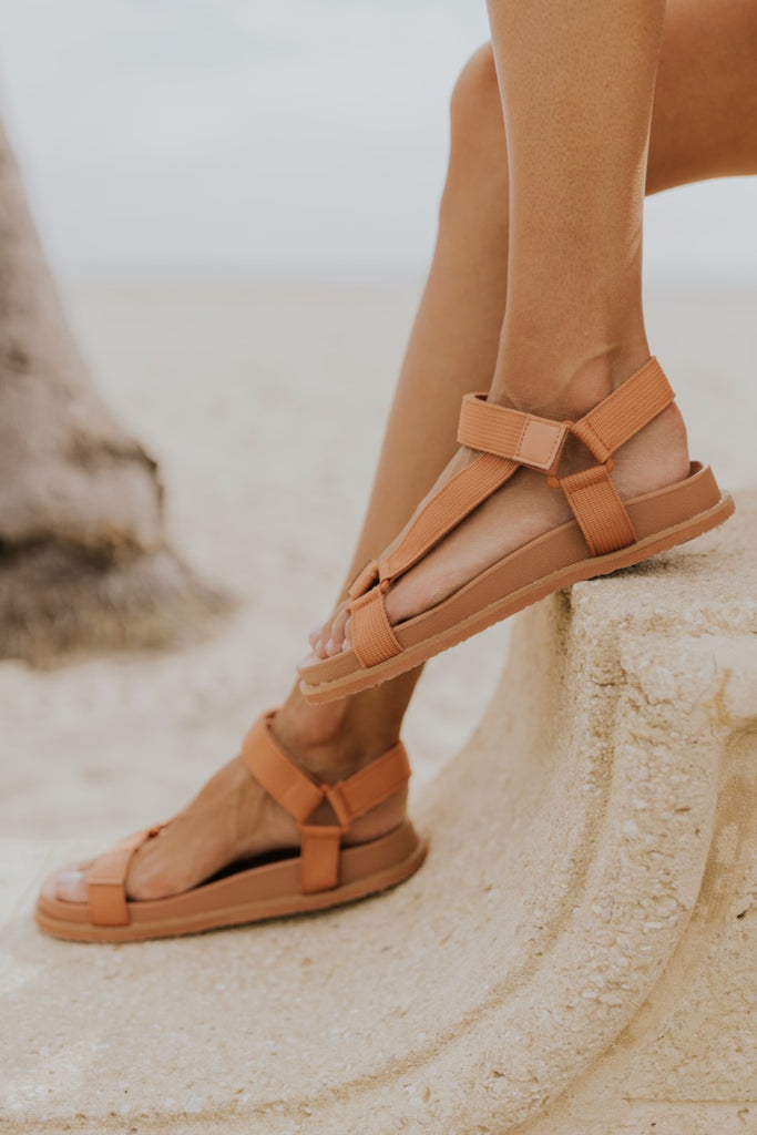 Women's Orange Sandals | ROOLEE
