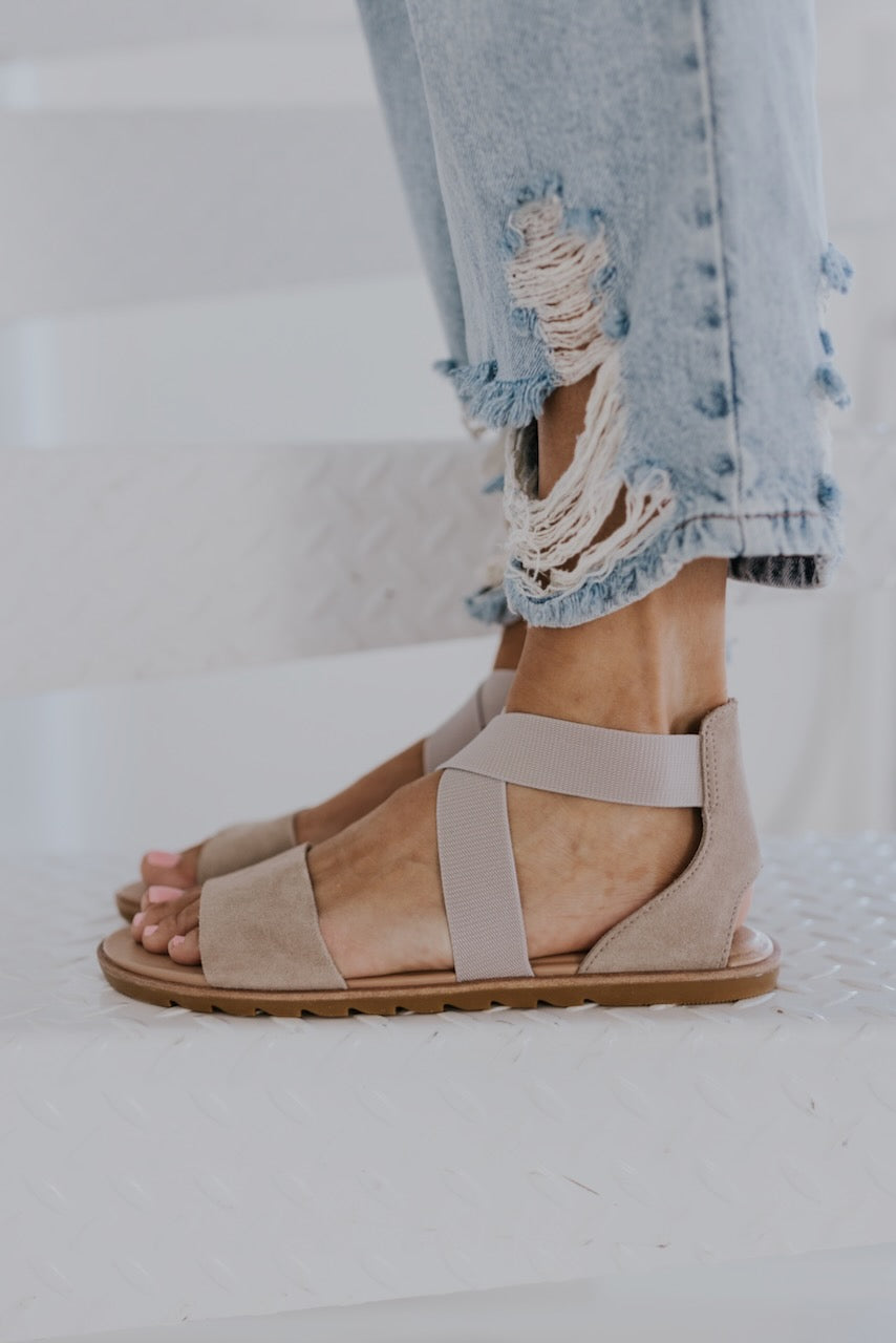 Cute Beige Sandals | ROOLEE