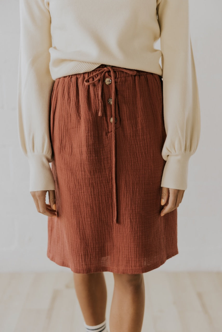Muslin Skirts For Women | ROOLEE