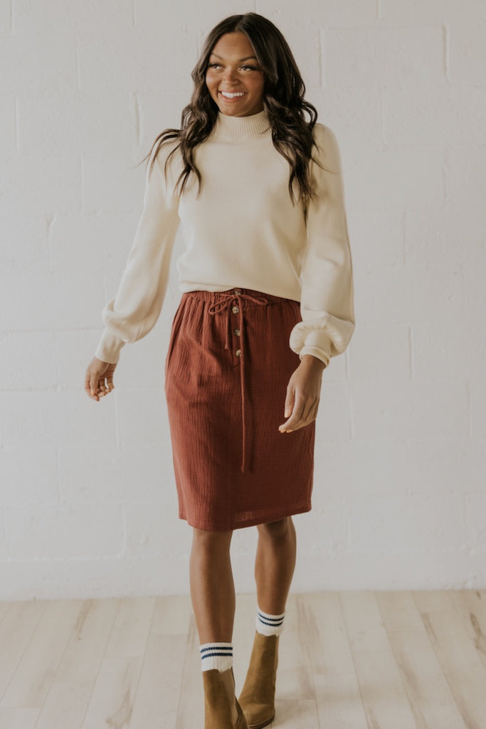 Women's Neutral Skirt | ROOLEE