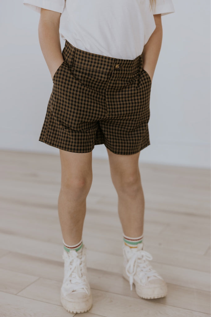 Brown Shorts For Kids | ROOLEE Kids