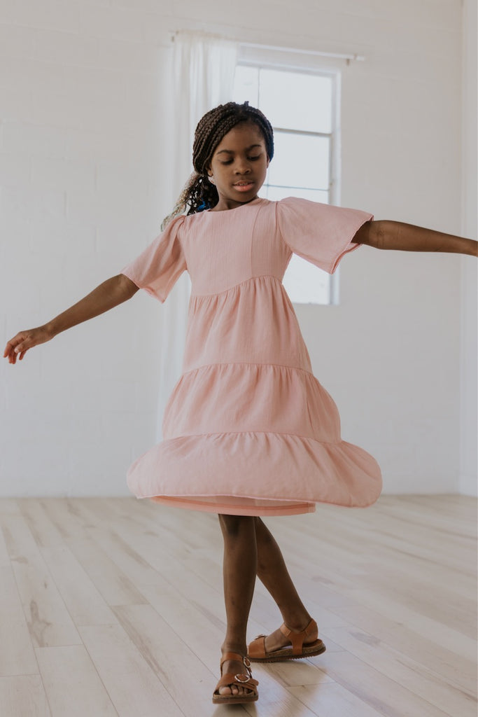 Solid Color Dresses For Girls | ROOLEE Kids