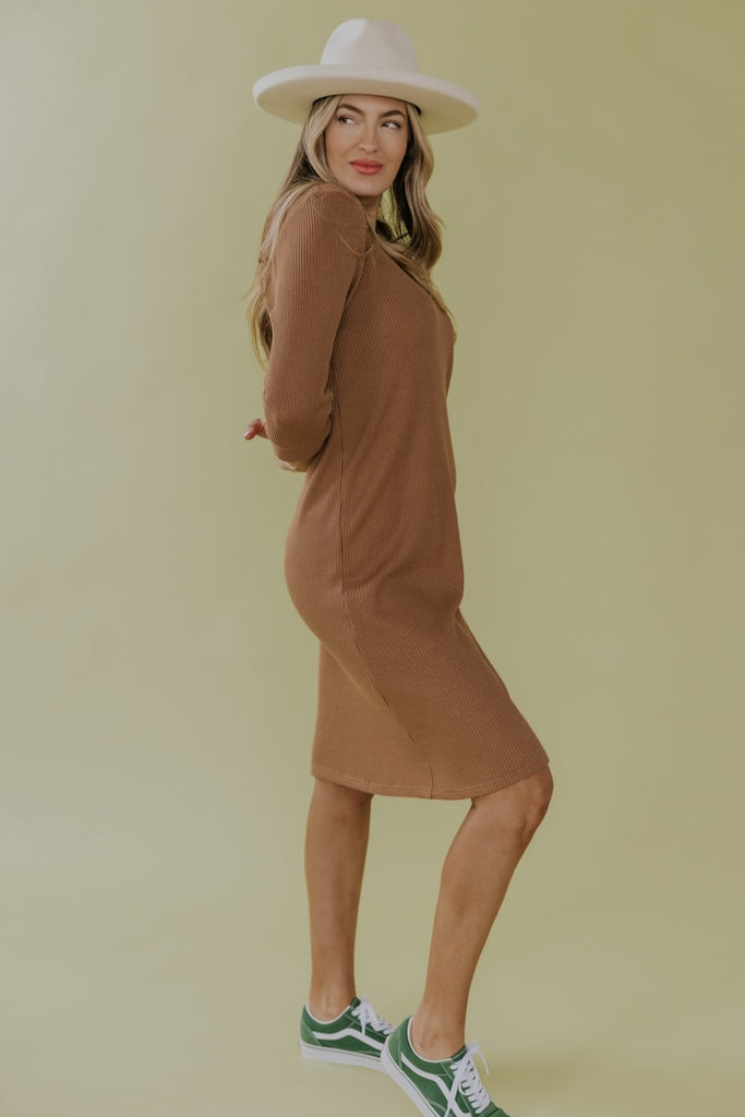 Cute Brown Dress | ROOLEE