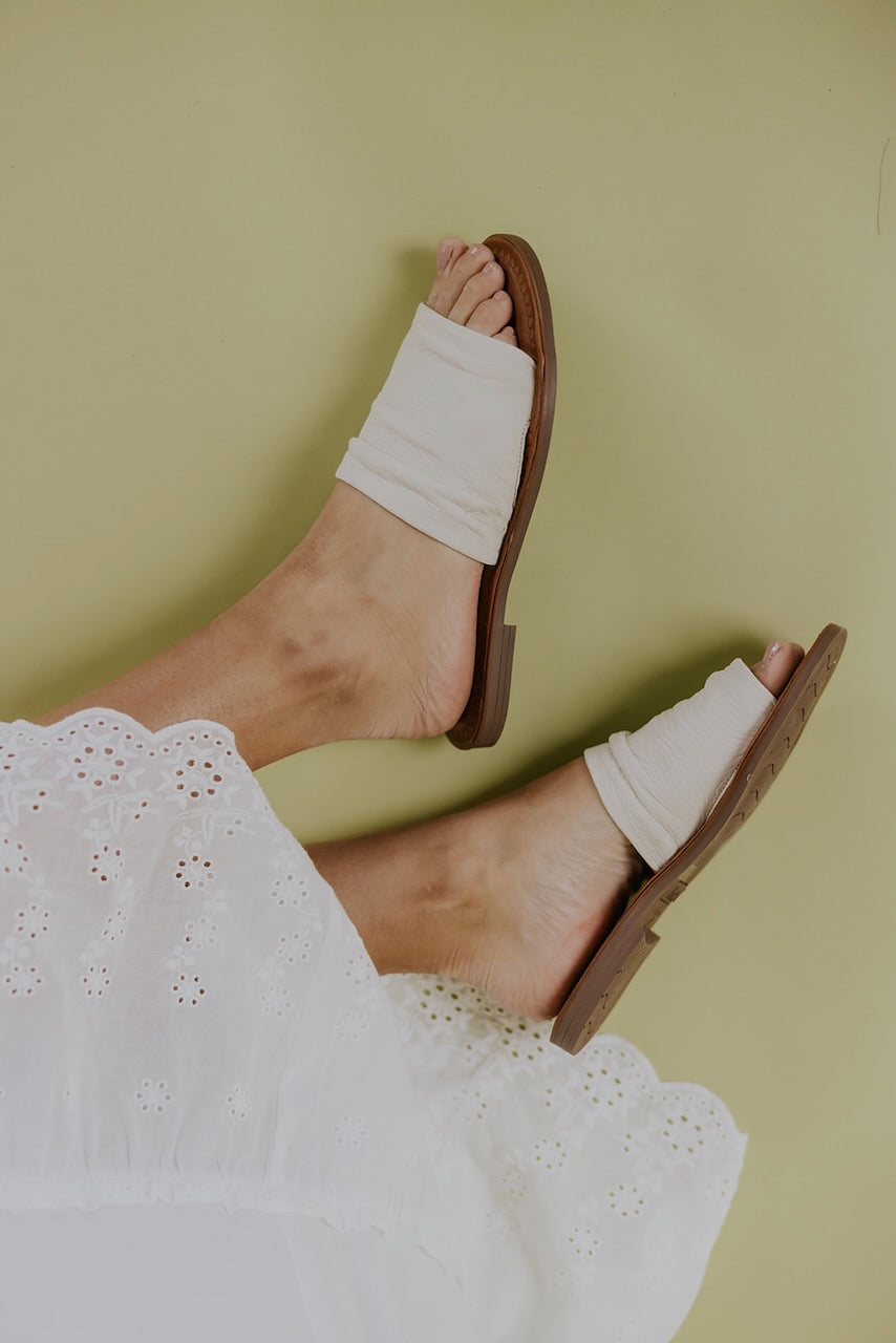 Cream Sandals | ROOLEE