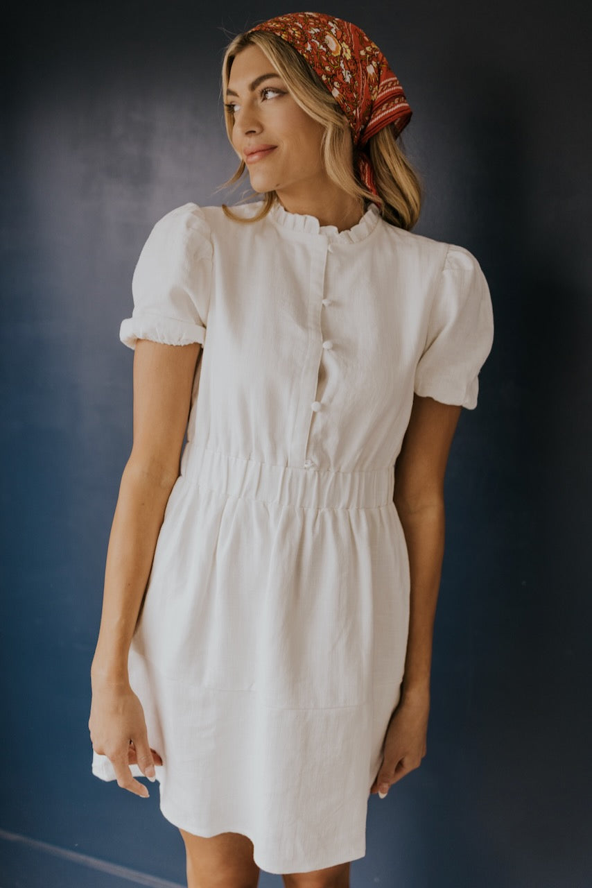 Women's Little White Dress | ROOLEE