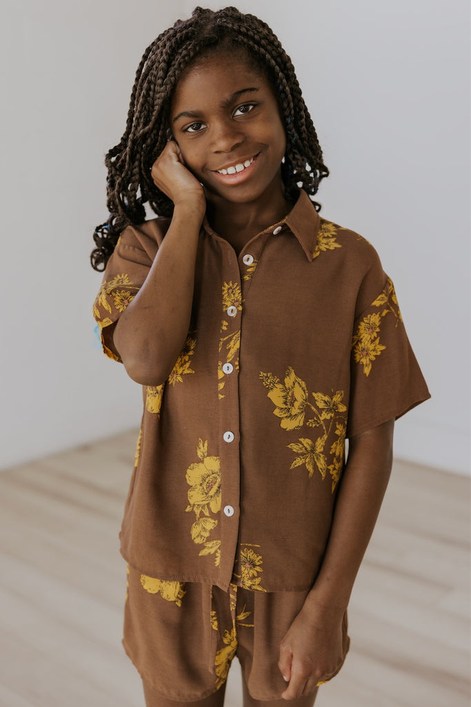 Button Down Tops For Girls | ROOLEE Kids