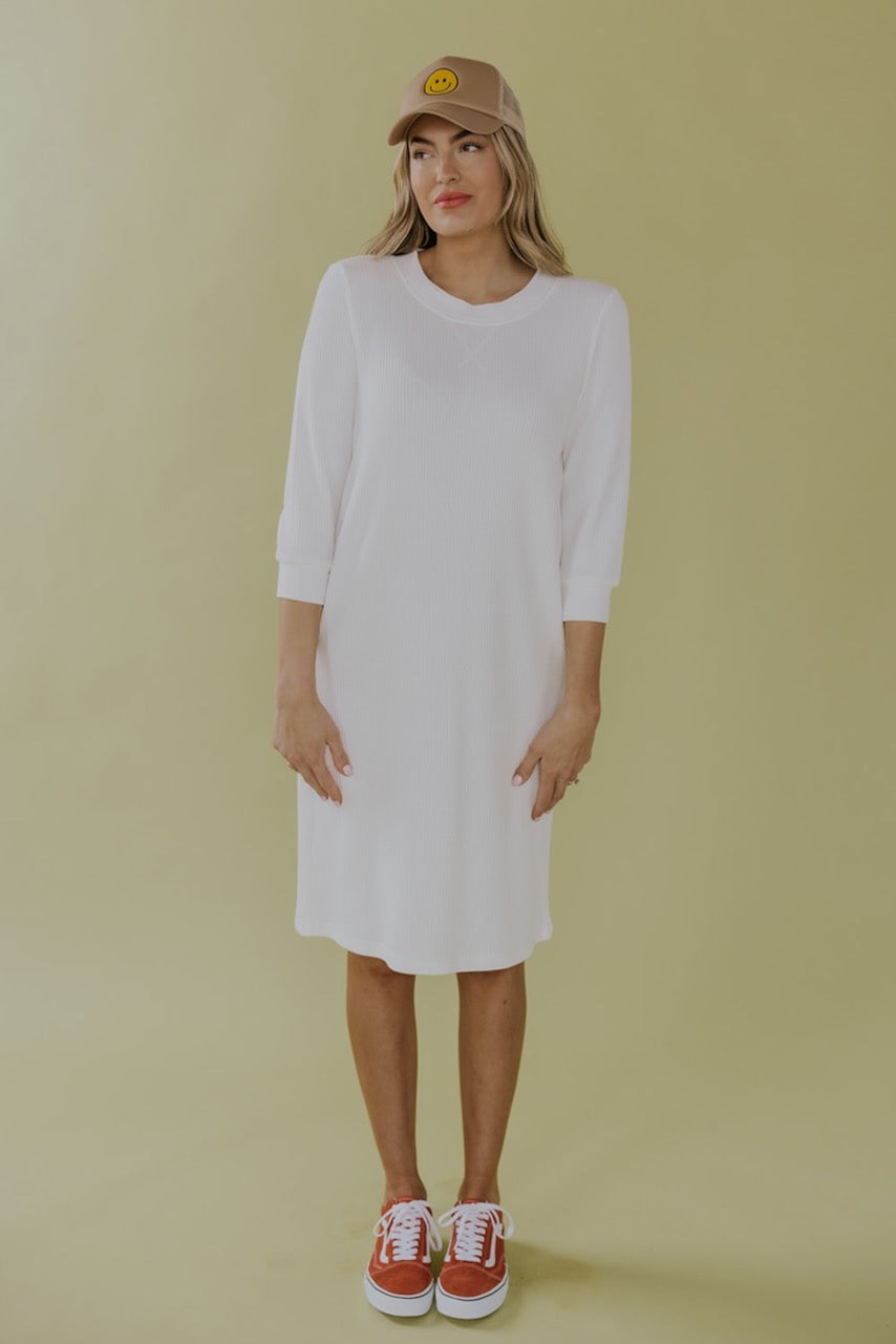 Cute White Dress | ROOLEE