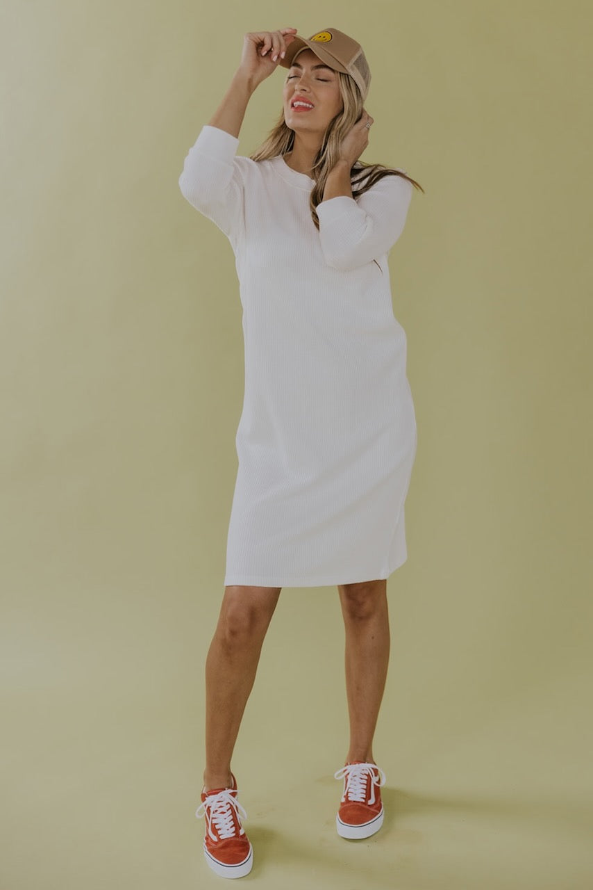 White MOM Dress | ROOLEE