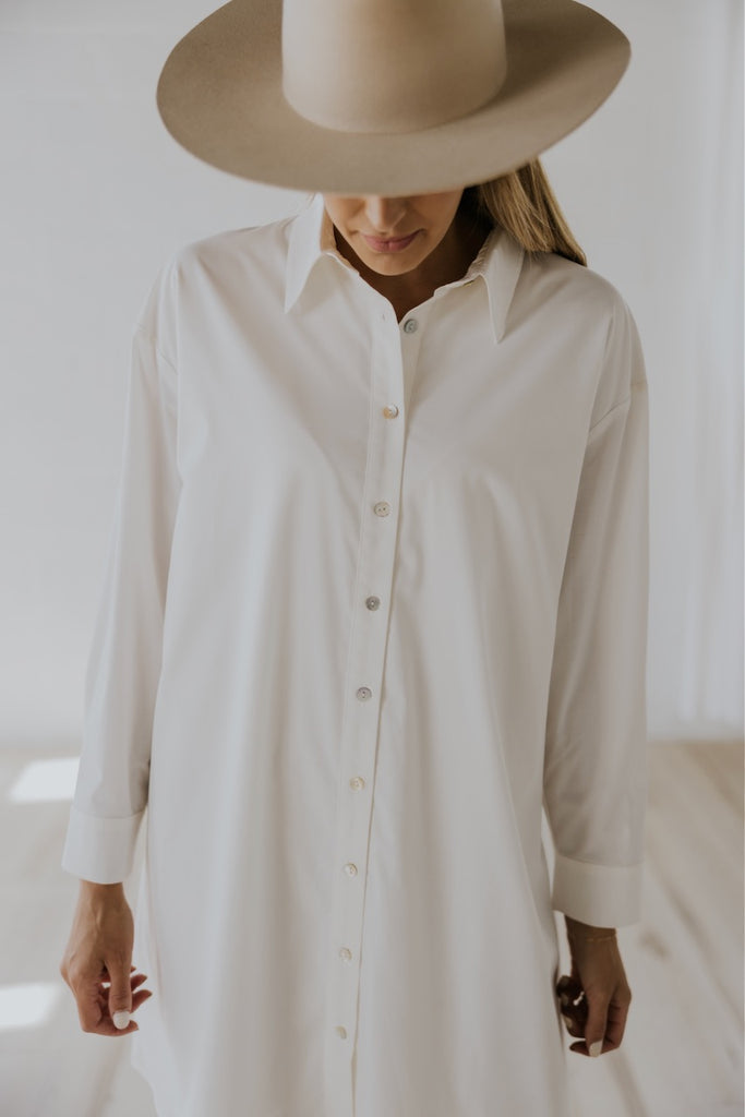 Button Up Dresses With Sleeves | ROOLEE