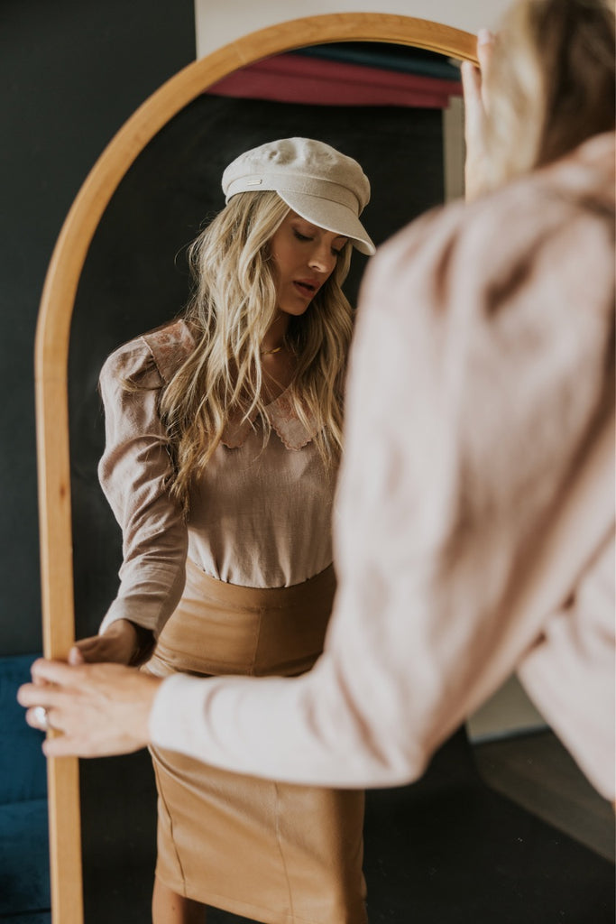 Dusty Pink Blouses | ROOLEE