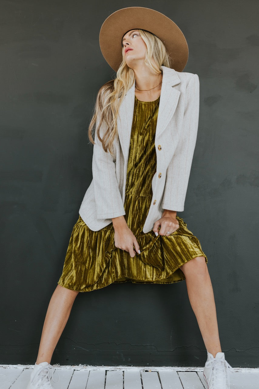 Blazer With Dress Outfit Inspiration l ROOLEE