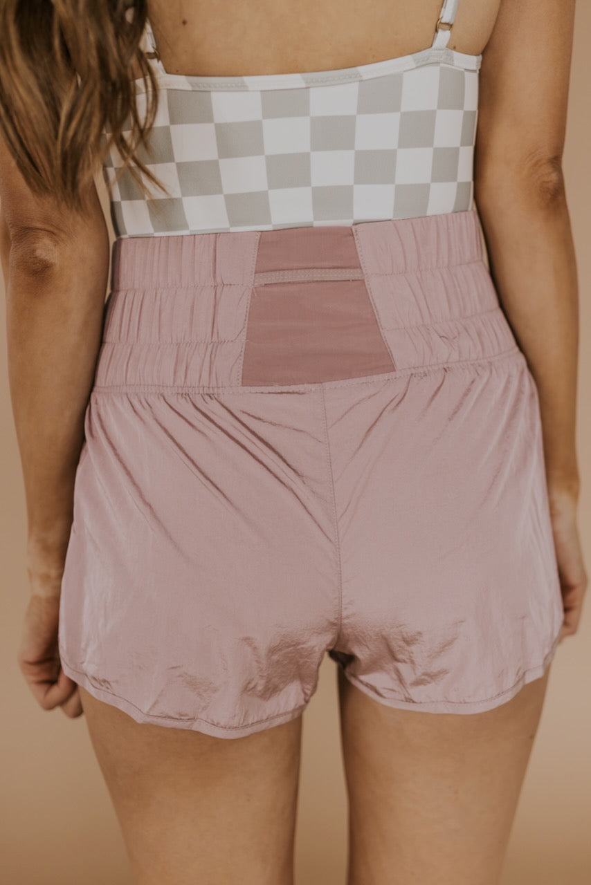 Pink Athletic Shorts | ROOLEE