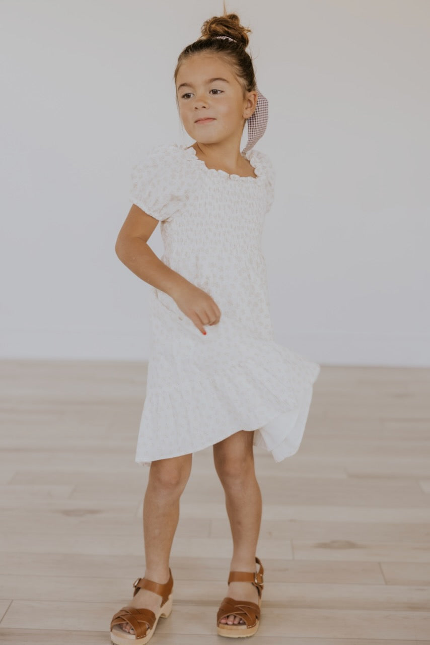 Kids Puff Sleeve Dress - Mommy and Me Styles