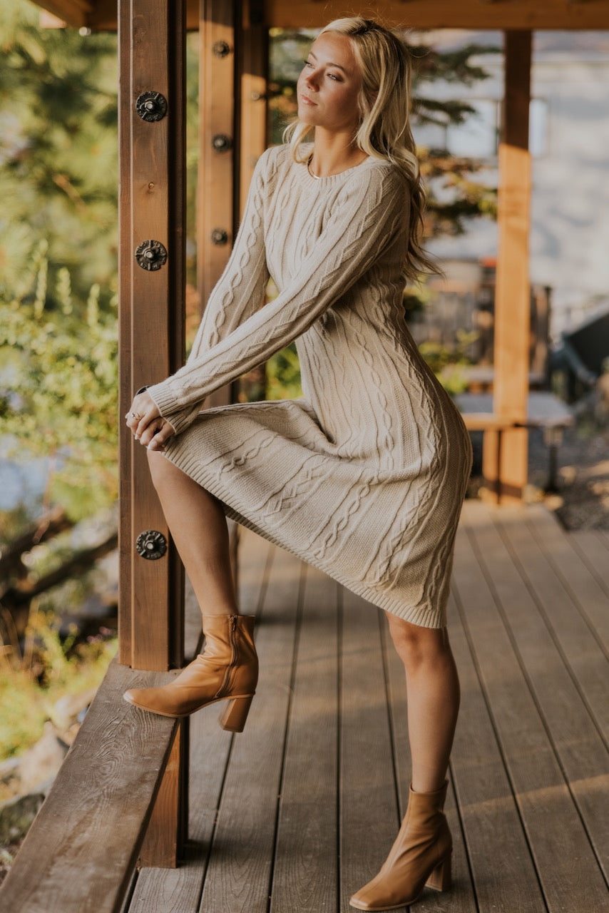 Cable Knit Dresses | ROOLEE