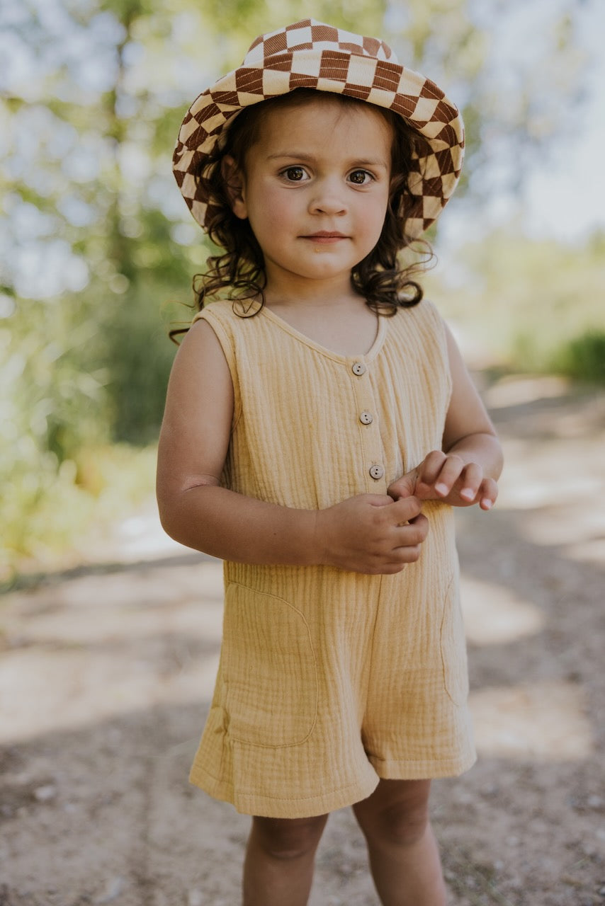 Button Up Romper for Kids | ROOLEE