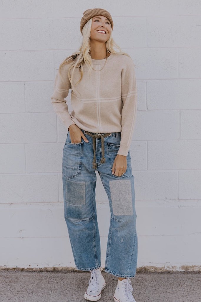 Women's Taupe Sweaters | ROOLEE