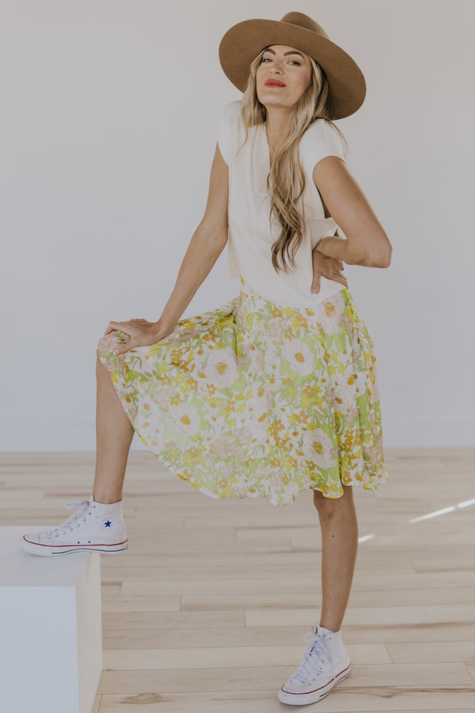 Women's Knee Length Skirt | ROOLEE