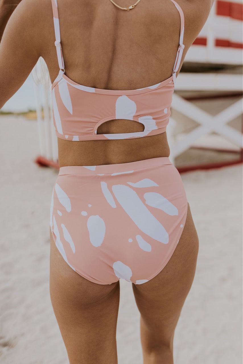 Full Coverage High Waisted Swim Bottom | ROOLEE
