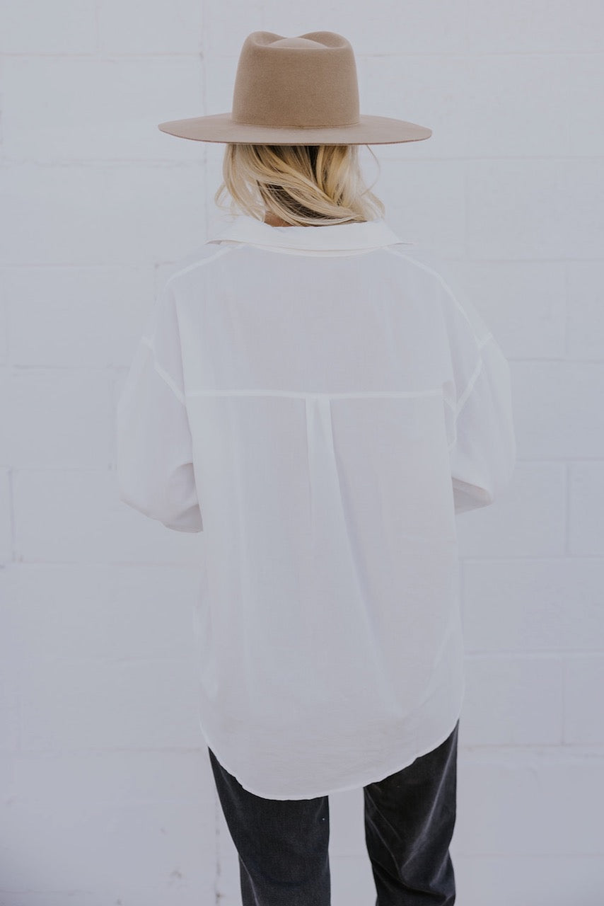 White Button Ups For Women | ROOLEE