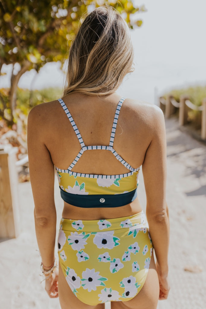 Supportive Floral Swim Top | ROOLEE