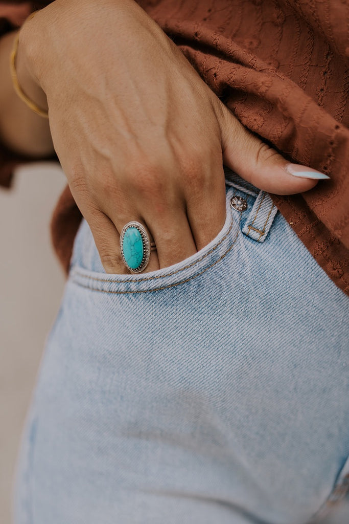 ROOLEE Silver Linings Turquoise Ring