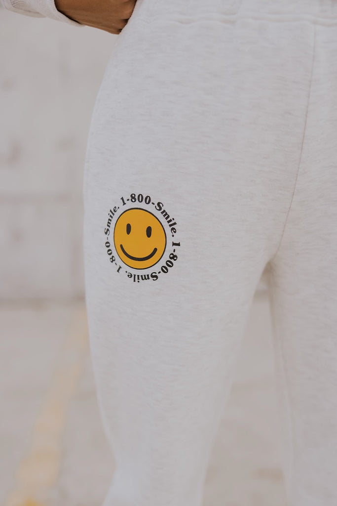 Smiley Face Sweatpants | ROOLEE
