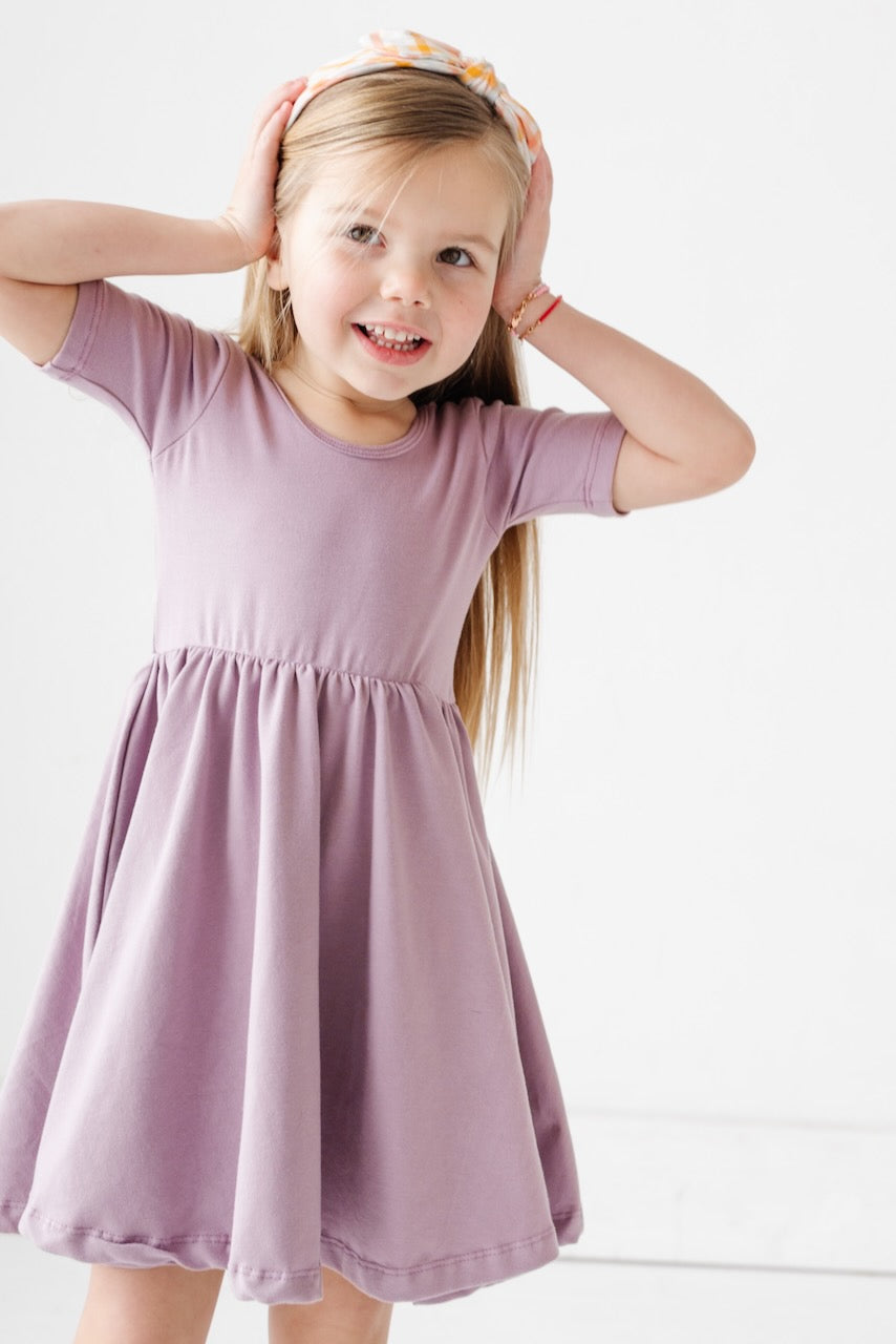 Purple Spring Dresses for Girls | ROOLEE