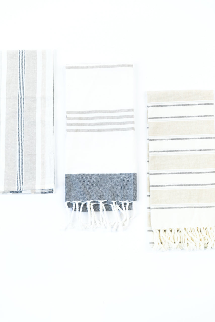 Stamos Striped Tea Towels
