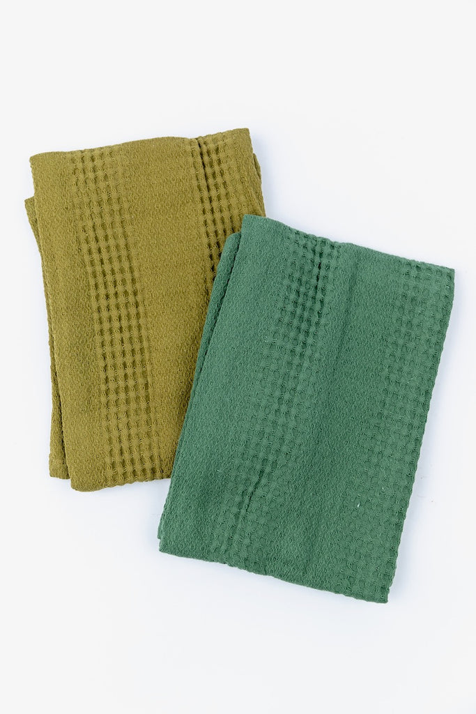 Green Kitchen Tea Towels | ROOLEE