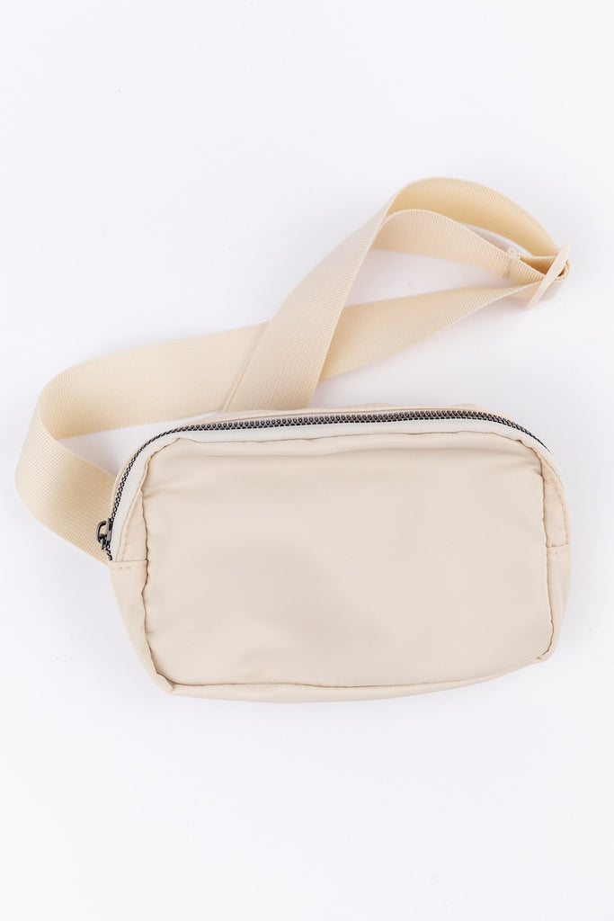 Cream Belt Bag | ROOLEE
