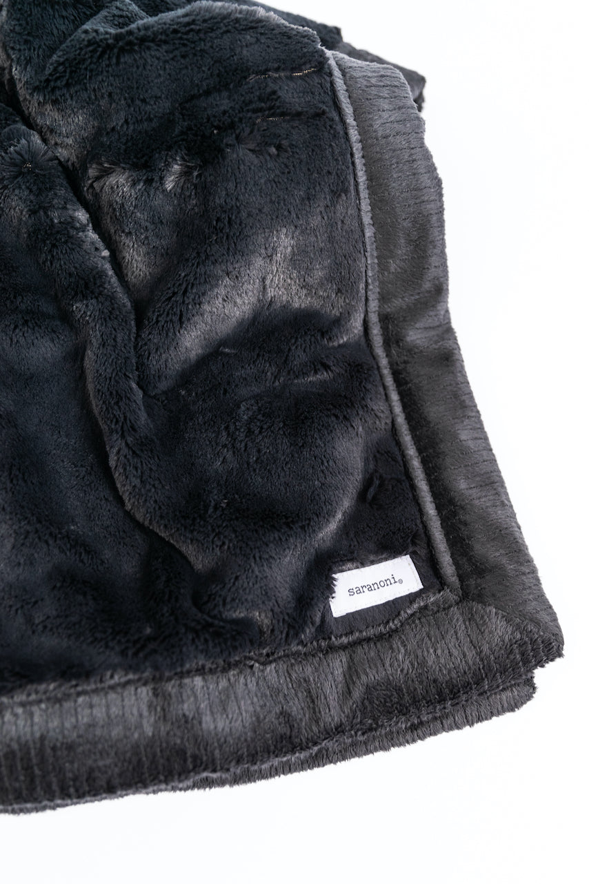 Charcoal Lush Blanket
